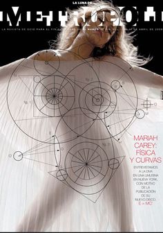 a magazine cover with an image of a woman's torso