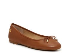 Lauren Ralph Lauren Jayna Ballet Flat Ralph Lauren Boots, Flat Color, Ballet Flat, Bow Detail, Lauren Ralph Lauren, Ballet Flats, Casual Looks, Leather Upper, Ballet