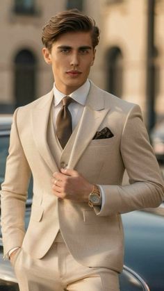 Mens Wedding Suits Navy, Brown Groomsmen Suits, Men Suit Outfit, Brown Groomsmen, Engagement Suits, Mens Lifestyle Fashion, Best Wedding Suits For Men, Best Wedding Suits, Suits Groom