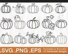 pumpkins svg files for handmade designs