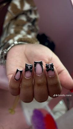 Pink Ombre Nails, Pink Ombre, Ombre Nails, Black Nails, Nails Inspiration