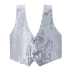 ADD SOME SPARKLE TO YOUR PERFORMANCE IN THIS SEQUINED VEST! Be the center of attention tonight as you perform your greatest! The costume is available in colors: Gold, Silver, and Red. VERSATILE: Great for Halloween stage, parties, or photo booths all year-round ADDITIONAL FEATURES: Very durable: resistant to most chemicals, stretching and shrinking, wrinkle resistant, mildew, and abrasion resistant. Polyester is hydrophobic in nature and quick drying. It is easily washed and hang to dry. Nature, Stretching, Silver Vest, Garba Dress, Sequin Vest, Shop Dress, Photo Booths, Buy Dress, Photo Booth