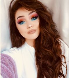 Neon Colors Makeup, Mexican Eye Makeup, 2016 Makeup Looks, Makeup Ojos, Casual Makeup, Colorful Eye Makeup, Makeup Eye Looks, Creative Eye Makeup