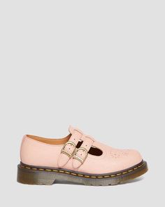 8065 VIRGINIA LEATHER MARY JANE SHOES Peach 8065 Shoe, Doc Marten Mary Janes, Pink Mary Janes, Summer Tones, Leather Mary Jane Shoes, Mary Jane Shoe, Jordan Shoes Girls, Doc Marten, Shoe Inspo