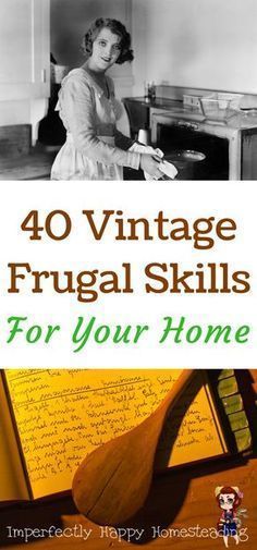 Vintage Skills, Homesteading Skills, Living Vintage, Homestead Survival, Saving Ideas, Off Grid Living