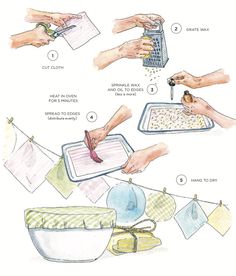 the instructions for how to use an oven mitt