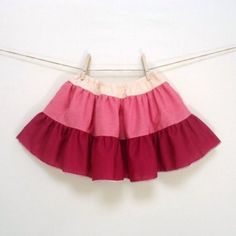 Girls Petticoat Skirt - 3 Tiers - 6/7 - Handmade - Upcycled - Free W/ Purchase ~~~Free W/ Purchase! Add It To Your Bundle Of At Least One Other Item & Receive A Discounted Offer~~~ ~D E T A I L S~ -Approximate Size: 6 -Shades Of Pink -Elastic Waist -Eco-Friendly ~M E A S U R E M E N T S~ Waist: 20-25in Hip: Up To 30in Length: 11.5in ~N O T E S~ Machine Wash Or Hand Wash, Machine Tumble Or Hang To Dry. Iron As Needed. ~Material~ This Was Made With Cotton Blend Fabric Scraps In Unused Condition. P Minnie Mouse Skirt, Blue White Floral Dress, Girls Denim Skirts, Petticoat Skirt, Toddler Skirt, Blue Floral Skirt, Quilted Skirt, Bow Skirt, Striped Skirt Pencil