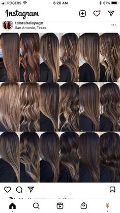 Brunettes Highlights, Blonde Hair With Bangs, Blonde Hair Color Ideas, Brunette Balayage Hair, Blonde Hair Shades