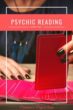 a woman reading a book with the title psychic reading game day on top of it