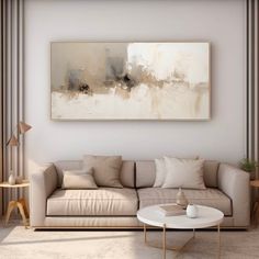 Beige Minimalist Wall Art Large Original Beige Abstract Painting Neutral Wall Art Framed Beige Oil Painting, Horizontal Painting, Minimalist Abstract Art, Wabi Sabi Wall, Contemporary Abstract Art, Contemporary Minimalist, Linen Canvas, Textured Wall Art, Textured Wall