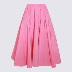 Find PATOU Skirt on Editorialist. Pink skirt from Patou featuring elasticizated waist, flared skirt and midi length.Size Type: WOMAN FR Medieval Dresses, Medieval Dress, Girly Shoes, Sweater Dress Women, Cape Dress, Denim Jacket Men, Pink Skirt, Trench Coats Women, Tracksuit Women