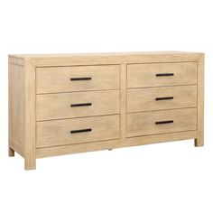 a large wooden dresser with four drawers