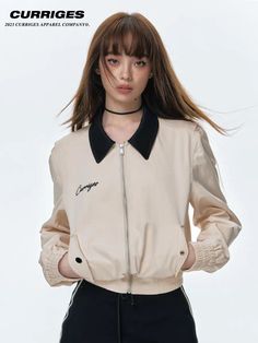 Japan Fashion, Sports Jacket, Short Jacket, Creamy White, Sport Shorts, Stitching, Sleeve Length, Japan, Wardrobe