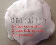 the instructions for making homemade sulfy clay