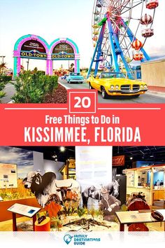 an amusement park with ferris wheel, rides and other things to do in kissimmee florida