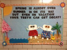 WVU Dental Hygiene bulletin board. Dentistry Just 4 Kids - pediatric dentist in Terre Haute, IN @ dentistryjust4kids.com Dental Hygienist Graduation, Dental Hygienist School, Registered Dental Hygienist, Dental Hygiene School, Dental Implants Cost, Dental Fun, Dental Office Decor, Pediatric Dental