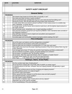 Safety Audit Checklist - How to create a Safety Audit Checklist? Download this Safety Audit Checklist template now! Environment Health And Safety, Home Safety Checklist, Hygiene Lessons, Inventory Printable, Office Safety, Health And Safety Poster, Safety Audit, Safety Slogans, Safety Plan