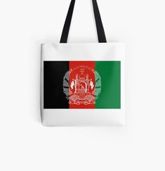 "Afghanistan Flag" by shopmajin | Redbubble Reusable Tote, Reusable Tote Bags, Tote Bag