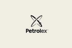 the logo for petrollex is shown in black and white on a gray background