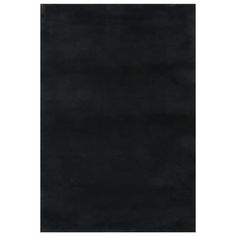 a black area rug is shown with no one in it, and there is also a white background