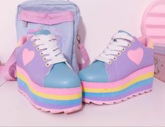 Uchuu Kei Aesthetic, Childcore Aesthetic Outfit, Candycore Outfits, Pastel Clothing, Decora Aesthetic, Pastel Kidcore, Kei Fashion