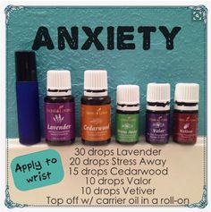 Image result for young living essential oils for anxiety Young Living Oils Recipes, Living Oils Recipes, Essential Oil Remedy, Yl Oils, Essential Oils Health, Yl Essential Oils