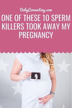 a pregnant woman holding her belly with the words, 10 things the baby's kicks are