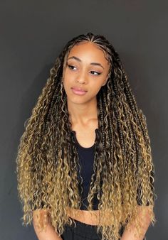 Stunning Goddess Hairstyles to Embrace Your Inner Beauty - DIGIDIA Falni Braids With Curls, Fulani Braids With Goddess Curls, Half Fulani Braids Half Crochet, Fulani Curly Braids, Goddess Braids Fulani, Brown Fulani Braids With Curls, Braids For Prom Black Women, Goddess Fulani Braids With Curls, Fulani With Curls