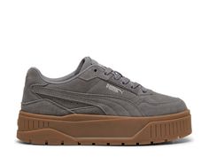 Puma Karmen II Idol Platform Sneaker - Women's Gray Sporty Puma Sneakers, Sporty Gray Puma Sneakers, Gray Puma Sneakers For Sports, Platform Puma Sneakers, Platform Puma, Puma Boots, Michael Kors Fashion, Puma Platform, Girly Shoes