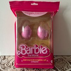 Barbie The Movie Makeup Sponge Set Of 4 Walmart Mexico Exclusive Condition Brand New Color Pink Pet Friendly & Smoke Free Home I Do Not Hold Or Trade Kylie Jenner Lipstick Shades, Makeup Barbie, Kylie Lipstick, Barbie The Movie, Kylie Makeup, Movie Makeup, Pink Pet, Lip Trends, Kylie Jenner Lipstick