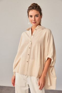 This STRIPED BUTTON UP SHIRT by Mustard Seed effortlessly combines fashion and comfort. It is made from a non-stretch rayon fabric and is non-sheer, making it ideal for days when you need to look put together and fashionable without sacrificing comfort. The cut of the shirt has been designed with a modern silhouette, making it an ideal choice for a young woman who is looking to stay on-trend. This shirt is perfect for any occasion, coming in 7 colors and featuring a classic, tailored desig... High Low Shirt, Mustard Seed, Weekend Wear, Tunic Shirt, Casual Elegance, Sheer Fabrics, Print Pattern, Casual Wardrobe, Button Up Shirt