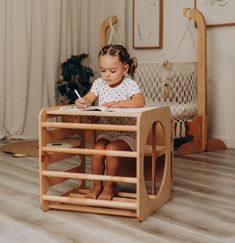 Montessori game Furniture for Kids, Cube Table for Activity with Chair, Table with Chair made of Wood for Children's Activity, Gift Option Montessori Active Cube Climbing Frame Set designed specifically for Children made of Wood, this innovative piece of Furniture , Montessori Table with Chair perfect idea for daily activity combines fun and functionality, making it the Gift Option and the perfect addition to any playroom or backyard. Key Features: - Engaging Climbing Experience: The Active Cube Montessori Playroom Sprout Modern Kids Furniture, Montessori Chair And Table, Montessori Chair, Game Furniture, Montessori Table, Kids Table And Chairs Cnc, Furniture For Kids, Wooden Activity Cube, Kids Desks