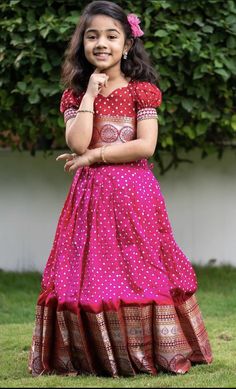 Baby Lehanga Designs Kids, Long Frock Models For Kids, Pattu Long Frocks For Kids, Langa Jacket For Kids Pattu, Kids Long Frocks Design Latest, Kids Langa Blouse Designs, Black Frock Dress, Baby Girl Frocks Princesses, Black Frock Design