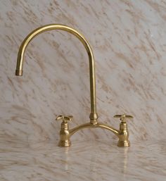 Unlacquered Brass Kitchen Sink Faucet Zayian Palm Springs Kitchen, Kitchen Farmhouse Sink, Unlacquered Brass Kitchen