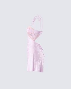 Very demure… very cutesy 🎀 Made from jacquard fabric and embroidered mesh, this pink mini slip dress is complete with a satin ribbon and lace trim for a look that will bring out your sweet side in all the best ways possible 😌 Glinda Core, Slip Dress Aesthetic, Pink Hoco Dress, Birthday Blast, Coquette Clothing, 16 Candles, Prom Inspo, Dresses Aesthetic, Eighth Grade