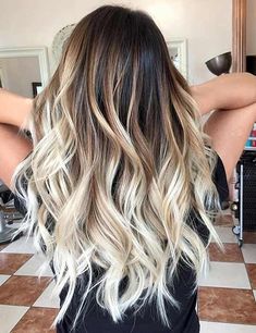 1. Caramel Iced Latte Best Ombre Hair, Makeup Tip, Ombré Hair, Hair Color Balayage, Platinum Blonde, Light Brown Hair