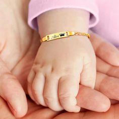 Please let us know what you want on your baby bracelet. We can do any letters, fonts and symbols.  Bracelet Details: Weight: 3.22g Metal: Stainless Steel Length: Adjustable 12-15cm (4.7 Inches to 5.9 Inches)  Colors: Gold, Silver, Rose Gold, Black Custom Engraved. Hypoallergenic Nameplate Bracelet For Birthday, Cute Name Bracelets For Birthdays, Cute Name Bracelets For Birthday, Cute Name Bracelets For Birthday Gift, Cute Name Bracelet As Gift, Adjustable Name Charm Bracelet For Birthday, Adjustable Name Bracelet For Birthday, Personalized Nameplate Bracelets For Birthday, Cute Personalized Wristband For Birthday