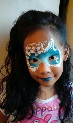 Princess Face Painting, Mask Face Paint, Face Painting Easy