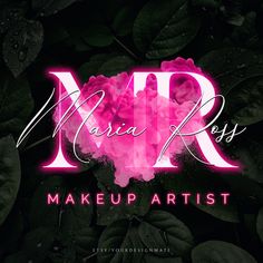 the logo for makeup artist miara ross's new album, make up artist