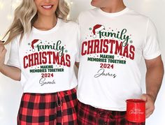 Christmas Matching Family Shirts, Custom Family Christmas 2024 Shirt, Christmas Pajamas, Holiday Family T-shirts, Xmas Festive Mom Dad Kids, Christmas Crew Shirt, Personalized Matching Family Christmas Shirts, Matching Pajamas, Daddy Mama Baby Matching Outfit, Christmas Crew Squad Tshirt 2024 Celebrate the holidays in style with our matching family Christmas shirts! Perfect for cozy Christmas pajamas or festive gatherings. Available in a variety of sizes for the whole family, including daddy, mama, and baby. Create your own Christmas crew with this fun and stylish Christmas 2024 design! Hello and a warm welcome to FreyCustomTees! 🌻 Printing Technique: DTG (Direct-to-Garment) DTG Printing Features: High-Quality Prints: Produces sharp, detailed, and vibrant designs. Soft Feel: The ink is ab Family Christmas Pjs, Family T Shirts, Matching Family Shirts, Personalized Matches, Christmas Matching, Outfit Christmas, 2024 Design, Family Shirts Matching, Matching Outfit