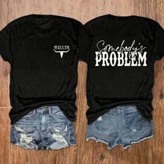 New No Tags Morgan Wallen, Country Shirts, Casual T Shirt, Western Shirts, Plus Size Casual, Trending Shirts, Casual T Shirts, Shirt Outfit, Printed Shorts