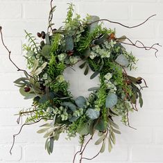 Elegant 16-Inch Artificial Olive, Eucalyptus, and Rosemary Front Door Wreath - Ash & Hart Kitchen Greenery, Rosemary Wreath, Olive Branch Wreath, Diy Floral Wreath, Small Wreath, Summer Decorations, Olive Branches, Small Wreaths, Rosemary Sprigs