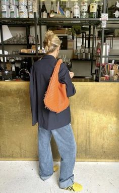 Bottega Veneta Bag, Downtown Outfits, Yellow Shoes, Winter Fits, Mode Inspo, 가을 패션, Looks Style, Look Chic