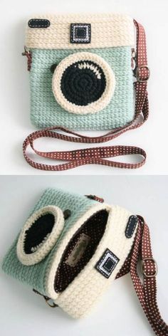 Dicas simples para aprender crochê fácil! Camera Purse, Hadiah Diy, Tote Crochet, Confection Au Crochet, Crochet Clutch, Fun Crochet Projects, Crochet Diy, Bag Crochet, Crochet Bag Pattern