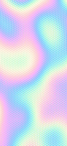 an abstract background with wavy lines in pink, blue and green