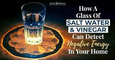 A glass of saltwater and vinegar will detect negative energy in your home. Here is how you can do it. This is surely worth a try! Negativity Cleanse, Heartbreaking Lines, Clear Bad Energy, Negative Energy Cleanse, Smudging Prayer, Easy Love Spells, Easy Spells, Sports Movies, Bad Energy