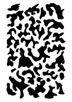 a black and white camouflage print pattern