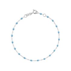 Gigi Clozeau - Classic Gigi Turquoise bracelet, White Gold, 5.9 Turquoise Jewellery, Bracelet White Gold, Turquoise Anklet, Jewelry White Gold, Gold Charm, Turquoise Jewelry, Anklets, Turquoise Bracelet, Jewelry Accessories