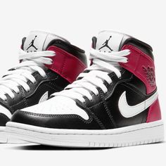 Used Air Jordan 1 Retro Mid Noble Red Women Nike Colorway: Noble Red / Black Shoe Condition Is Used With Complete Og Jordan 23 Shoe Box. Jordan 23 Shoes, Air Jordan 1 Retro Mid, Jordan 1 Retro Mid, Black Shoe, Jordan 23, Women Nike, Womens Jordans, Air Jordan 1 Retro, Jordan 1 Retro