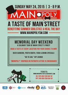 a poster for the main street festival with an image of a man in a top hat